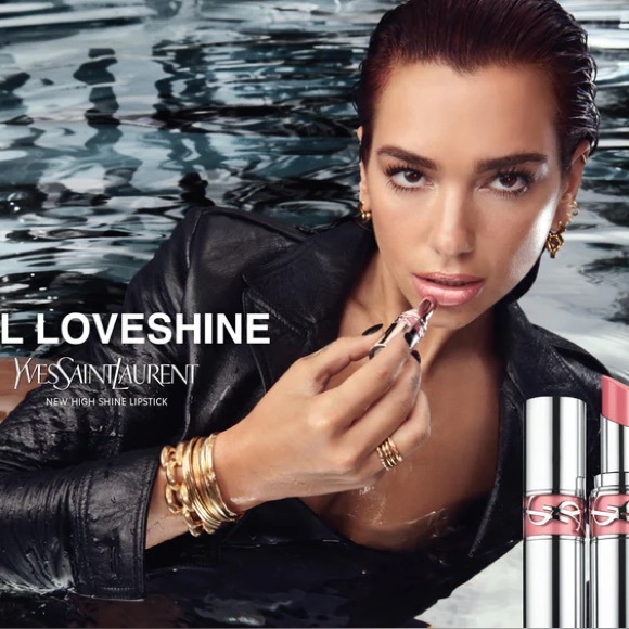 Yves Saint Laurent Black Zip Pouch Charm Essential Set, Lipstick, serum, mascara - Picture 6 of 16